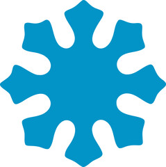 Snowflake vector illustration. Snow flake symbol design elements