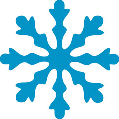 Snowflake vector illustration. Snow flake symbol design elements