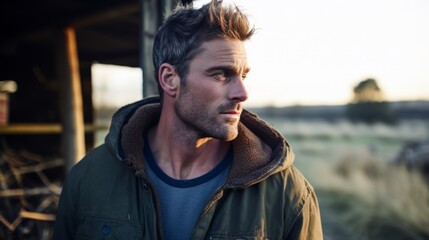 middle aged handsome man