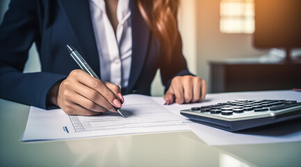 Tax Accountant Ledger Public Record And Budget.
Accounting Bookkeeper Clerk Woman. Bank Advisor And Auditor