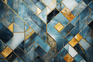 Modern mural pattern marble geometric background
