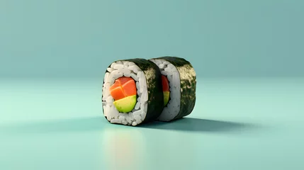 Fotobehang Luxurious sushi  japanese cuisine © Oksana