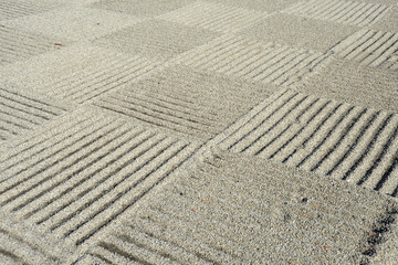 砂紋　砂の模様