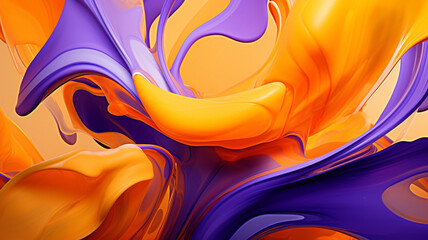 purple and honey color gradient abstract background, ai - obrazy, fototapety, plakaty
