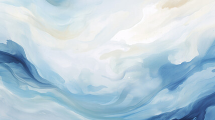 Obraz premium blue and cream color gradient abstract background, illustration