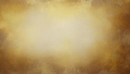 pale gold background with beige or cream center and old brown border in vintage distressed texture...