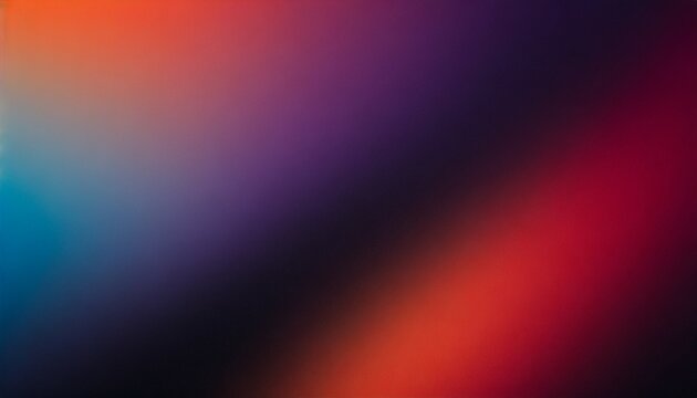 dark grainy color gradient background purple red orange blue black colors banner poster cover abstract design