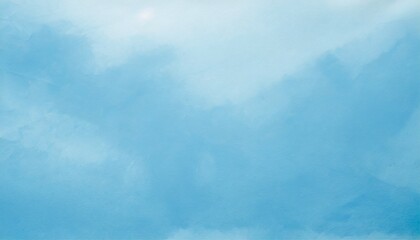 smooth sky blue color paper banner background