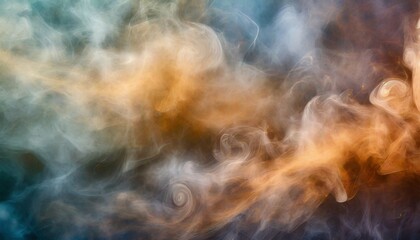 atmospheric background of smoke and clouds spooky cloudscape with ethereal swirls - obrazy, fototapety, plakaty