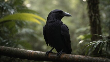 crow on a branch