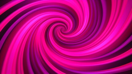 Hot Pink Psychedelic Spiral Pattern. Hypnotic Abstract Background