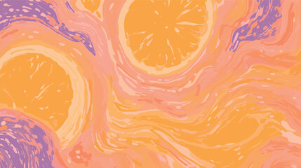 Juicy Mango Abstract Background for wallpaper, poster, card, banner decoration
