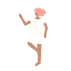 Sleeping young women, hand drawn illustration