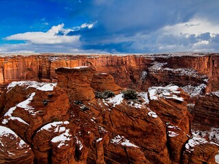 Canyon de Chelly is located in state of Arizona. Anasazi lost civilization , now is  Navajo land.