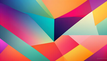 Obraz premium Colorful geometric background