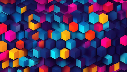 Colorful geometric background