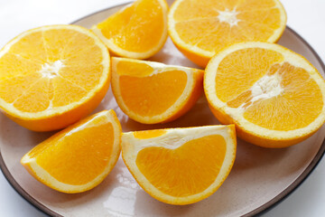 Fresh orange fruit, high vitamin c