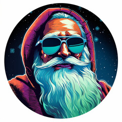 Santa's Festive Arrival: The Merry Magic of Santa Claus Spreading Joy and Gifts