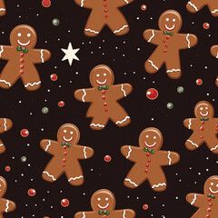 Festive Cheer Seamless: A Vibrant Christmas Pattern Perfect for Wrapping, Decor, and Holiday Delights