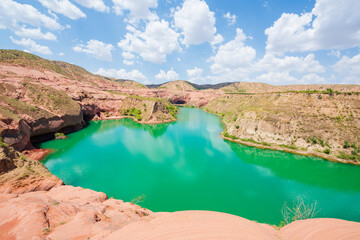 Wave Valley in Jingbian, Yulin, Shaanxi, China