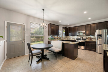 a home kitchen