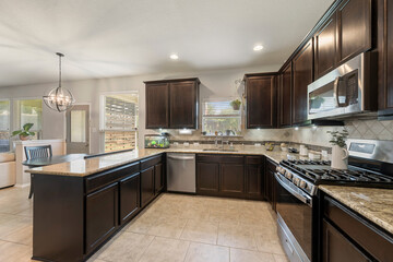 a home kitchen