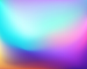 Bright Blurred gradient blue yellow teal pink purple background. Colorful Blurred backdrop with place for text. Vector illustration for your graphic design, banner, poster, wallpapers, theme or websit