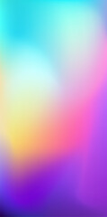 Bright Blurred gradient blue yellow teal pink purple background. Colorful Blurred backdrop with place for text. Vector illustration for your graphic design, banner, poster, wallpapers, theme or websit
