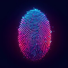 Colored fingerprint