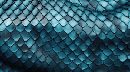 A close up of a blue snake skin.