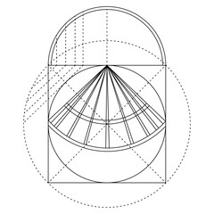 Scientific Diagram Vector Drawing