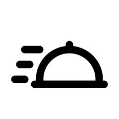 Food Tray Line UI Icon