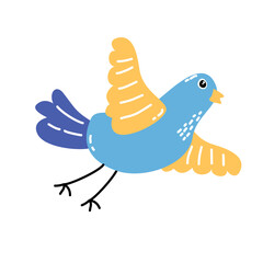 Playful Bird Vector 9