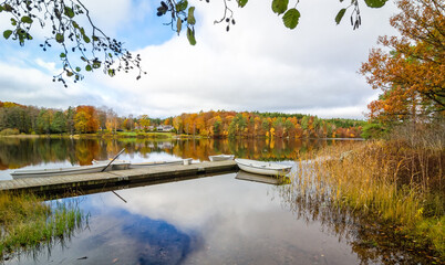 Beginning of November on Swedish lake
