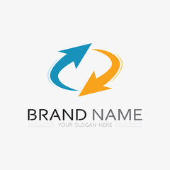 Fototapeta na wymiar Business icon and logo design vector graphic