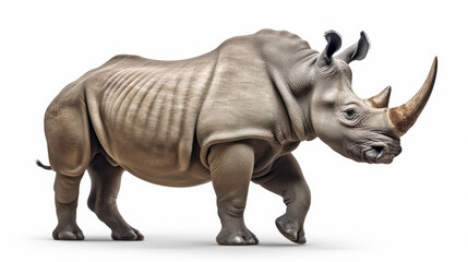 Wild Rhinoceros - obrazy, fototapety, plakaty