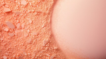 Closeup of a simple yet elegant pastel peach background with a hint of Peach Fuzz speckles.