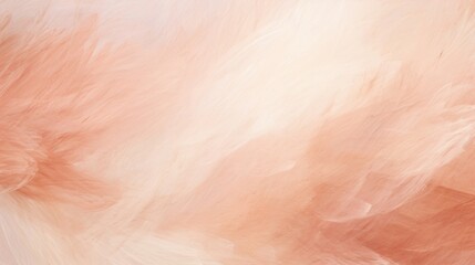 Closeup of a simplistic Peach Fuzz backdrop, with subtle brushstrokes in shades of ivory and blush.