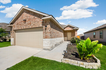 the front view of a home house