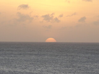 Atardecer mar Caribe