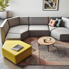 Living Room Sofa Set. Interior Design for Living Rooms