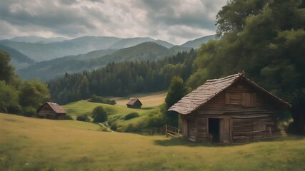 Obraz premium Vintage Landscape Background Very Cool