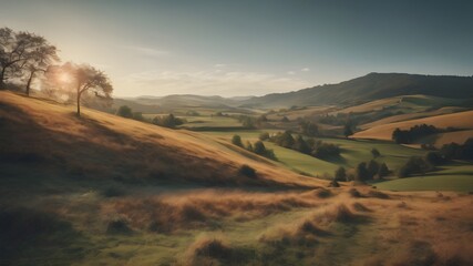 Vintage Landscape Background Very Cool