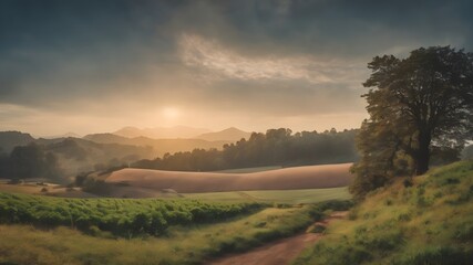 Vintage Landscape Background Very Cool