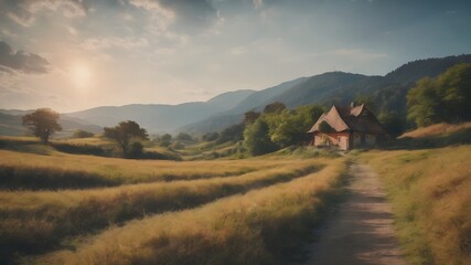 Vintage Landscape Background Very Cool