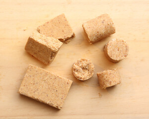 Sweet made from 
