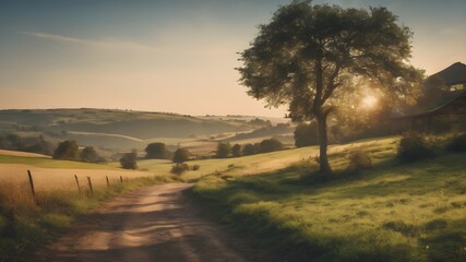 Vintage Landscape Background Very Cool
