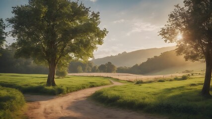 Vintage Landscape Background Very Cool