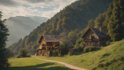 Vintage Landscape Background Very Cool