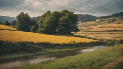 Vintage Landscape Background Very Cool